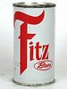 1962 Fitz Beer 12oz 64-14 Flat Top Willimansett, Massachusetts