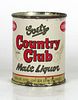 1954 Goetz Country Club Malt Liquor 8oz 240-19 Flat Top St. Joseph, Missouri