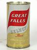 1962 Great Falls Select Beer 12oz 74-26 Flat Top Great Falls, Montana