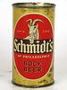 1960 Schmidt's Bock Beer 12oz 131-34 Flat Top Philadelphia, Pennsylvania