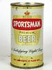 1957 Sportsman Premium Beer 12oz 135-09 Flat Top Santa Rosa, California