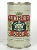 1958 Brewers Best Beer 12oz 41-40.1 Flat Top Santa Rosa, California