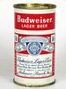 1956 Budweiser Lager Beer 12oz 44-13 Flat Top Saint Louis, Missouri