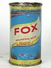 1955 Fox De Luxe Waukesha Beer 12oz 65-23 Flat Top Waukesha, Wisconsin