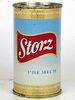 1956 Storz Premium Beer 12oz 137-24.1 Flat Top Omaha, Nebraska