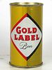 1958 Gold Label Beer 12oz 72-01 Flat Top Pueblo, Colorado