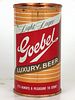 1953 Goebel Light Lager Luxury Beer 12oz 71-07 Flat Top Detroit, Michigan