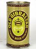1958 Old Gibraltar Beer 12oz 106-40.2 Flat Top Los Angeles, California