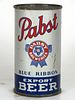 1938 Pabst Blue Ribbon Export Beer 12oz OI-657 Flat Top Peoria Heights, Illinois