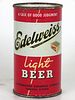 1947 Edelweiss Light Beer IRTP 12oz 58-39 Flat Top Chicago, Illinois