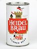 1960 Heidel Brau Pilsner Beer 12oz 132-21 Flat Top La Crosse, Wisconsin