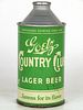 1940 Goetz Country Club Beer 12oz 165-18 High Profile Cone Top St. Joseph, Missouri