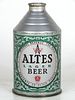 1948 Altes Lager Beer 12oz 192-04 Crowntainer Detroit, Michigan