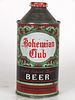 1947 Bohemian Club Beer 12oz 154-07 High Profile Cone Top Spokane, Washington