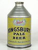 1939 Kingsbury Pale Beer 12oz 196-08 Crowntainer Sheboygan, Wisconsin