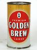 1958 Golden Brew Beer 12oz 72-26.1 Flat Top Santa Rosa, California