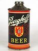 1937 Berghoff 1887 Beer 12oz 151-21 Low Profile Cone Top Fort Wayne, Indiana