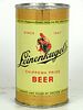 1953 Leinenkugel's Beer 12oz 91-10 Flat Top Chippewa Falls, Wisconsin