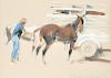 Boguslaw Lustyk Horse Themed Watercolors, Original Works