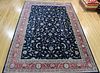 Vintage And Finely Hand Woven Palace Size Carpet.