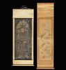 Grp: 2 Scroll Paintings Chinese and Japanese