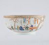 Chinese Export Porcelain Punch Bowl 18th c.