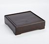 Chinese Qing Rosewood Writing Box Possibly Zitan