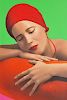 Carole Feuerman 'Serena With Cap' Lithograph, Signed Edition
