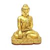 Thai Giltwood Carved Buddha Figure