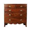 Federal Bow Front Chest of Drawers