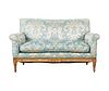 French Upholstered Giltwood Loveseat or Settee