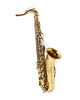 A Silvertone tenner saxophone