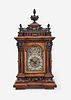 A monumental late 19th century quarter chiming bracket clock by Reinhold Schnekenburger