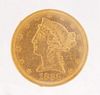 1885 $5 Gold Liberty Head Coin
