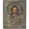 Relief Copper Oklad Icon of Christ