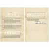 Helen Keller Typed Letter Signed
