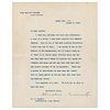Theodore Roosevelt Typed Letter Signed as President