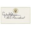 Lyndon B. Johnson Signature