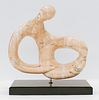 Anthony Quinn ''Meditation'' 1985 Marble Sculpture