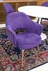 Set 4 Saarinen for Knoll Purple Dining Chairs