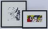 2pc Roger Shimomura Pop Art Serigraphs