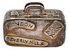 Tiffany & Company Sterling Silver Luggage Suitcase Pill Box, marked Tiffany & Company, 925, Philippines.