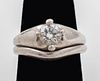 Bulgari Corona Diamond Platinum Wedding Ring Set