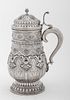 French Regence Style Silver Covered Tankard