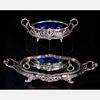A Silver Plated Mirrored Center Piece, 19th Century,