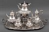 French Regence Style Silver Tea & Coffee Set