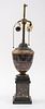 Grand Tour Manner Marble Urn Table Lamp
