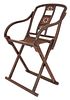 Chinese Ming Style Folding Horseshoe-Back Chair