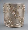Alexis Bittar Crystal & Lucite Hinged Bangle