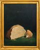 Jose Caceres Still Life of Bread Oil on Canvas